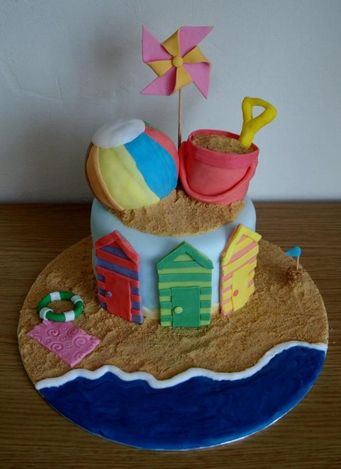 Day at the Beach Cake 