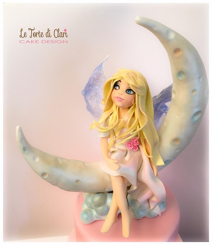 Sweet fairy moon cake 