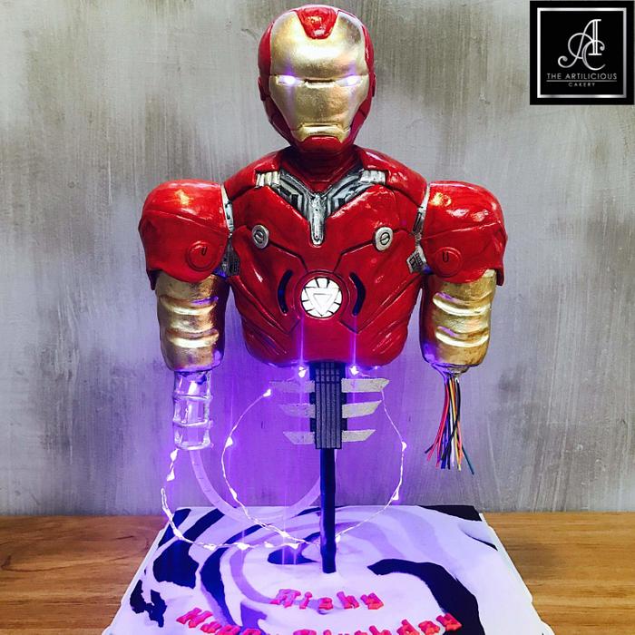 Ironman defying cake