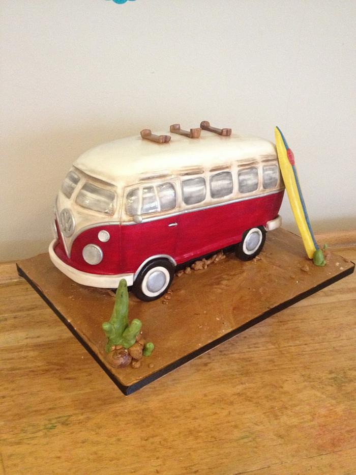 VW camper van cake