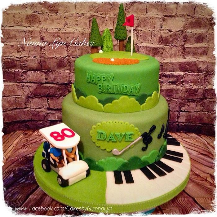 80th for golfer and electric organ player