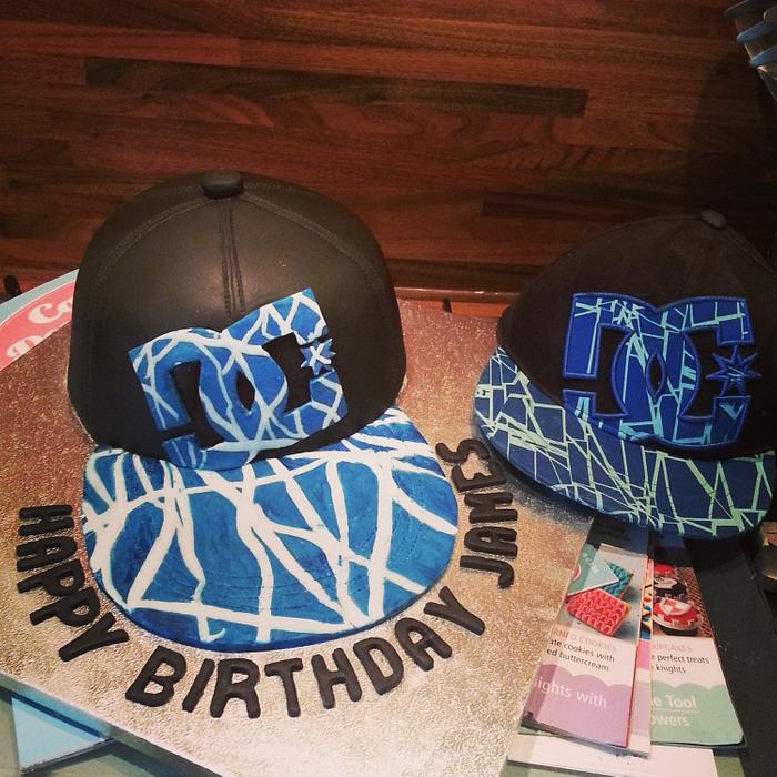 Snapback cap birthday cake