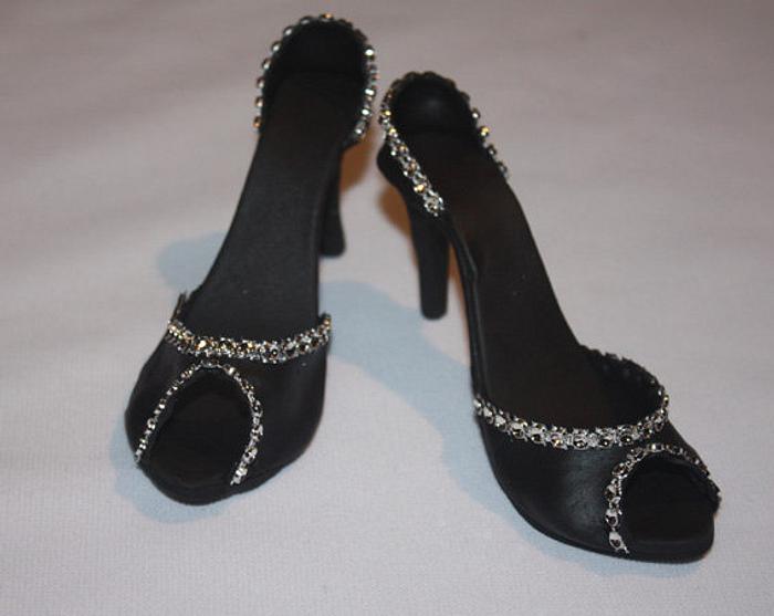 Black Bling Shoes