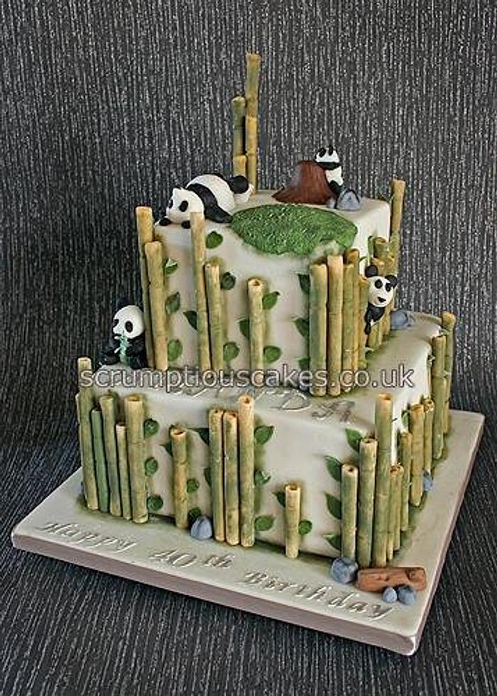 Panda Birthday PanCake