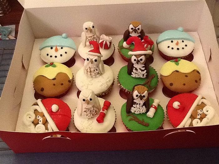 Xmas party cupcakes