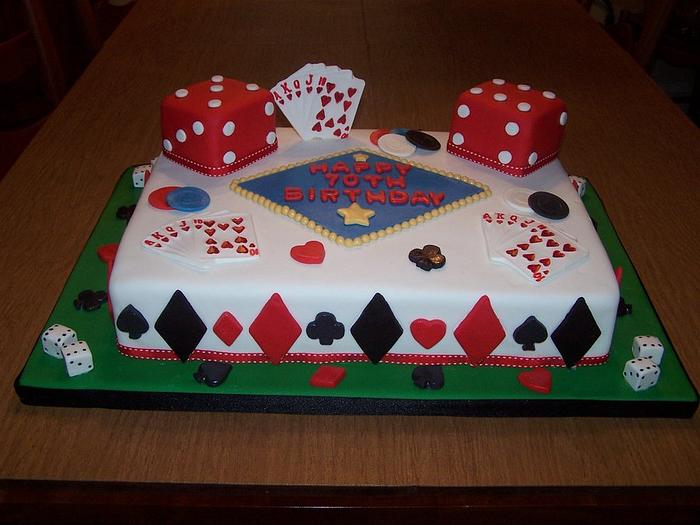 Gambling/Casino Cake