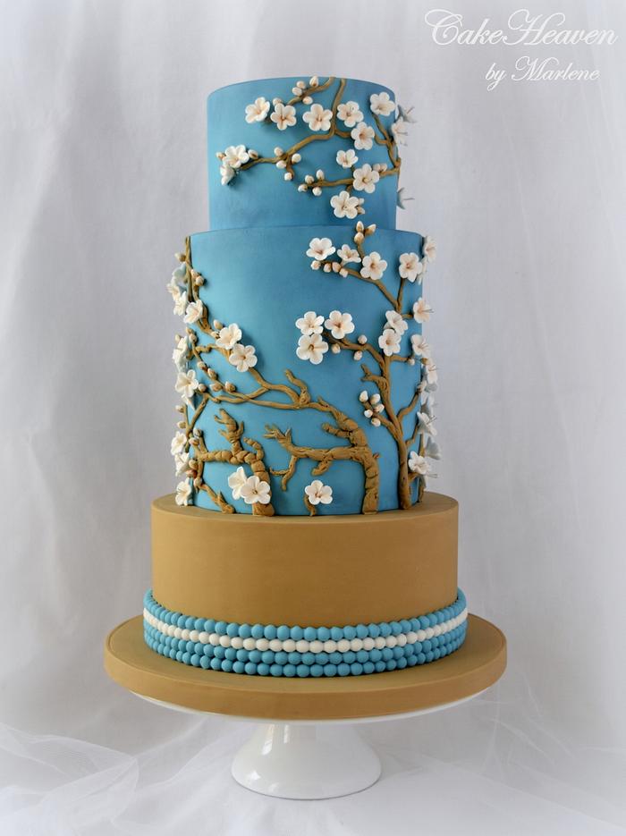Almond Blossom Cake - Sugar Art Museum Collaboration
