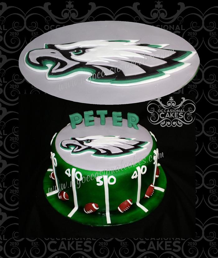 Philly Eagles Birthday Cake