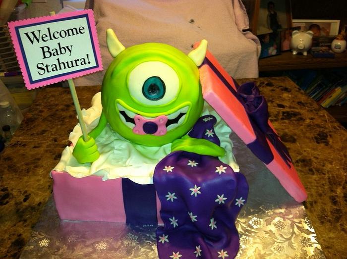 Monster's Inc. Baby Shower Cake