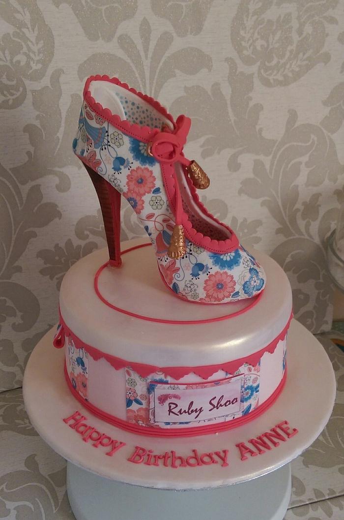 Ruby Shoo Cake