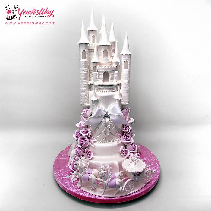 Fairytale Castle and Horse & Carriage Cake