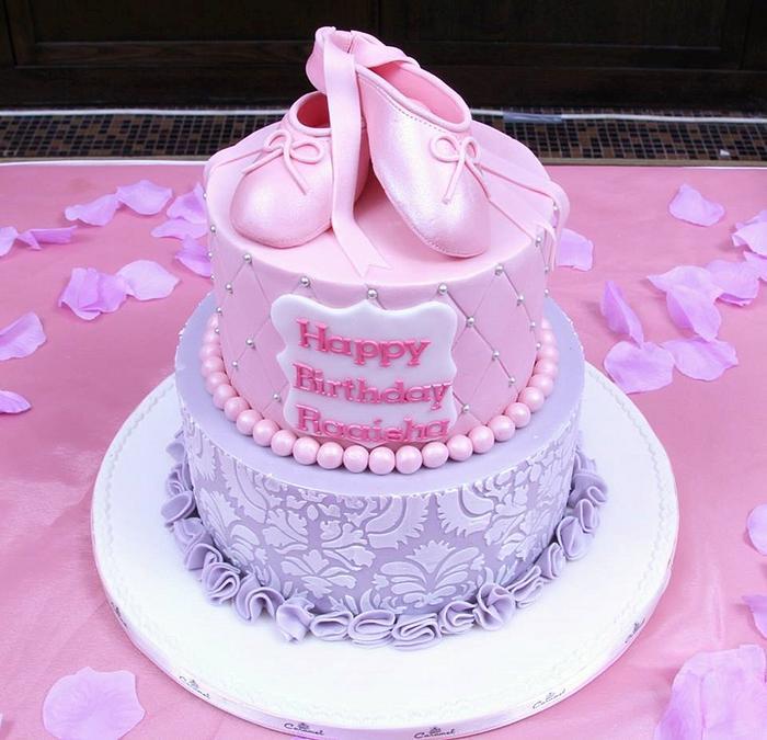 Ballet Slipper Cake