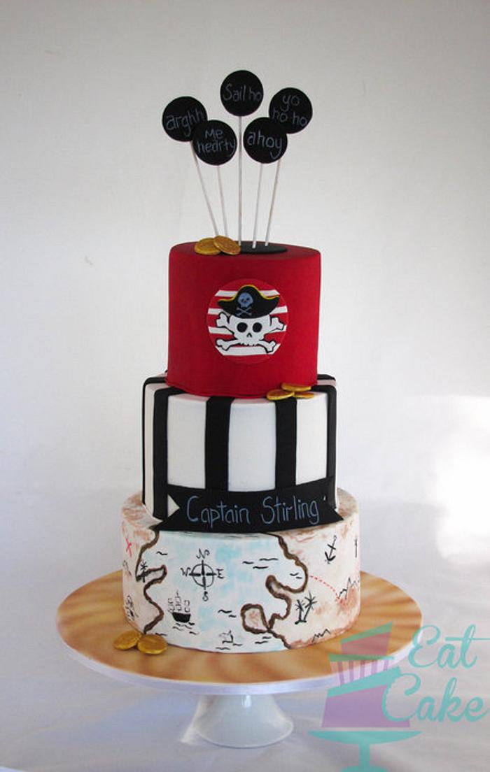 Ahoy it's a Pirate Cake! 