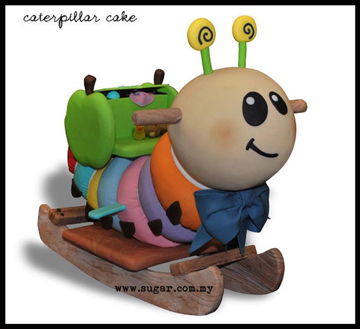 Caterpillar Rocker Cake