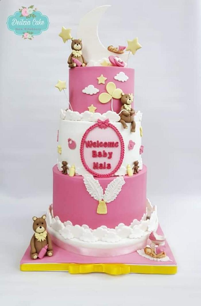 baby shower cake for girl