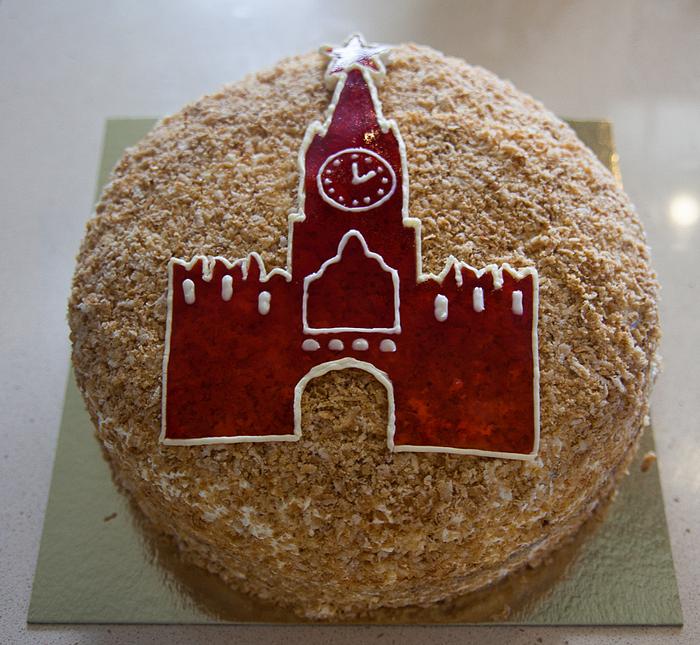 Cake "Moscow Kremlin"