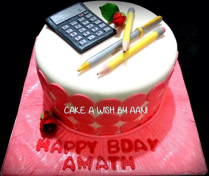 Buy Personalised Acrylic Accountant Auditor Birthday Cake Topper Decoration  Online in India - Etsy