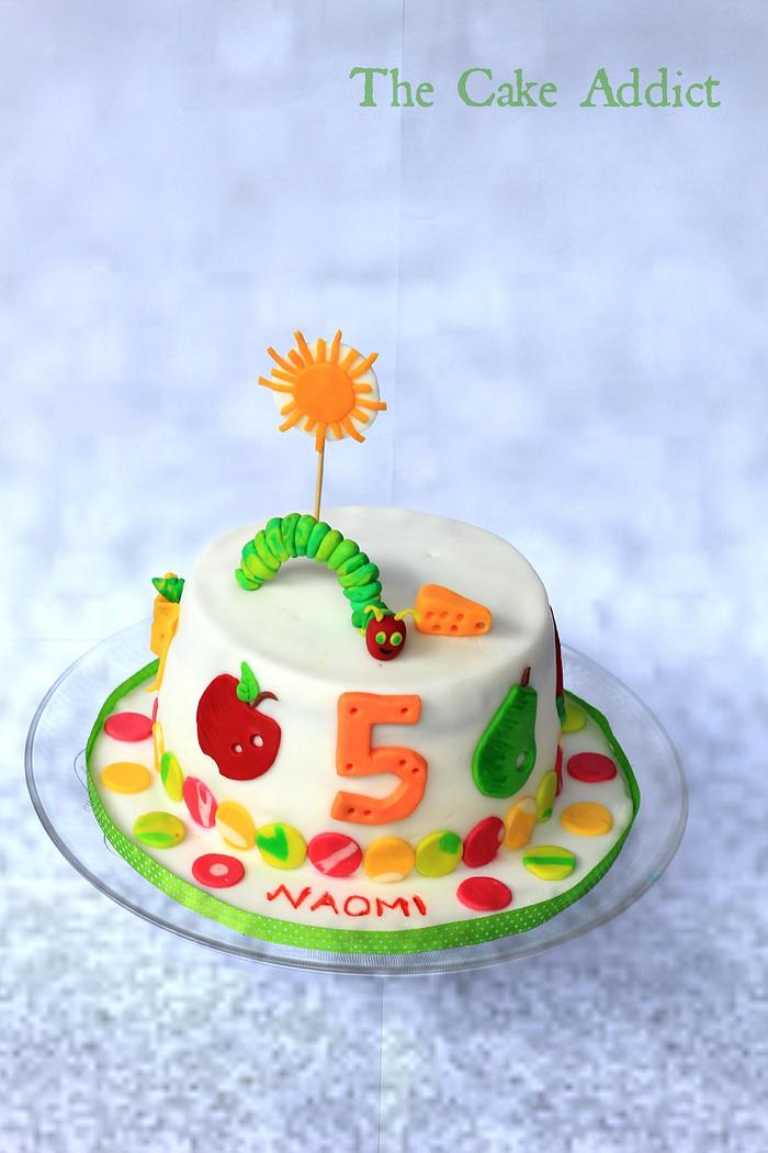 Hungry Caterpillar cake