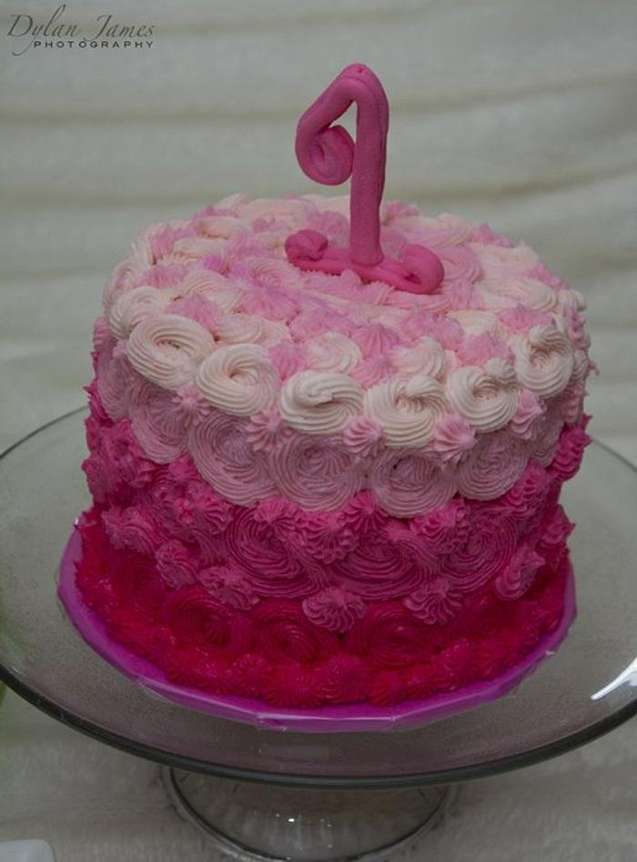 Ava's First Birthday Smash Cake