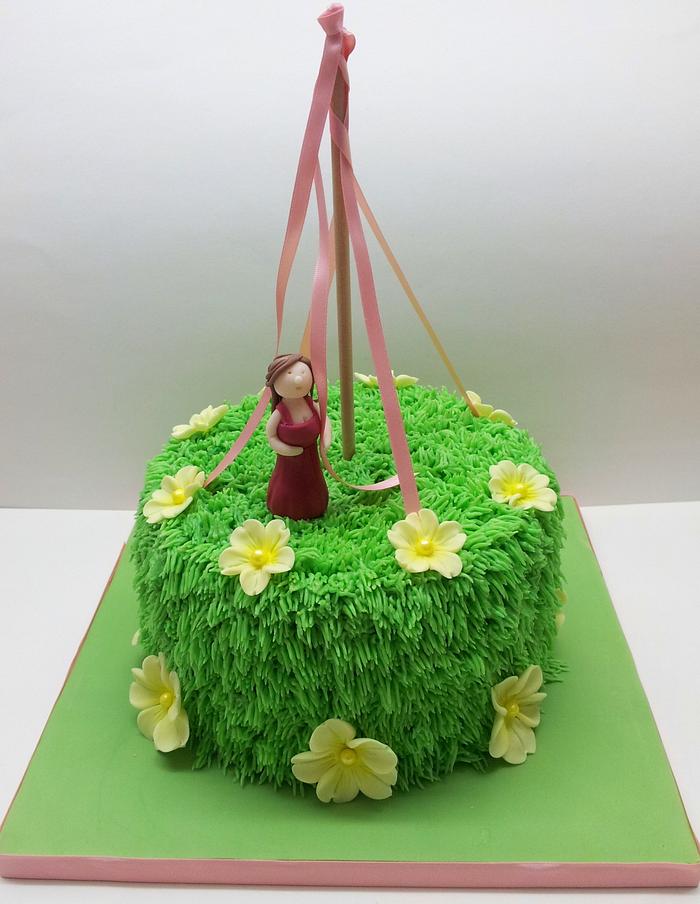 May Day Birthday Cake