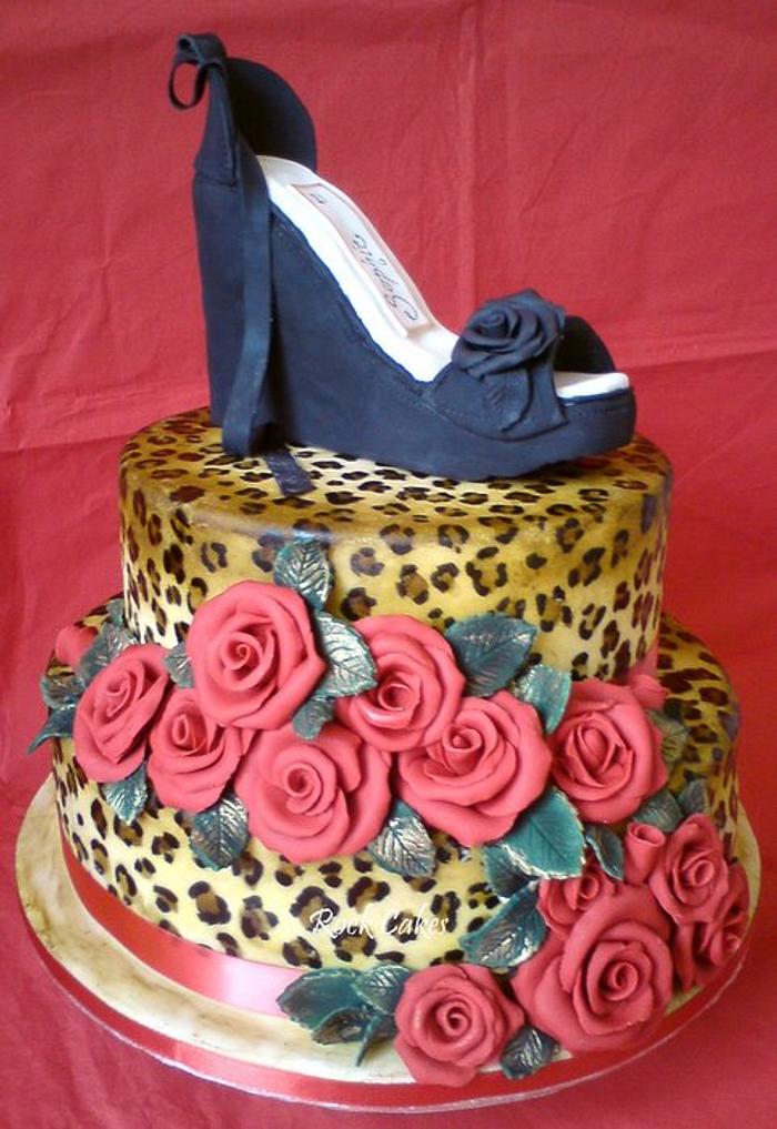 Cake and shoes, what more could a girl want?