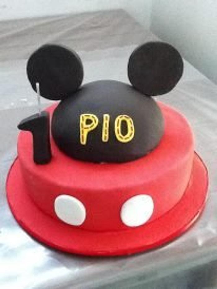 Mickey Mouse Cake for Pio