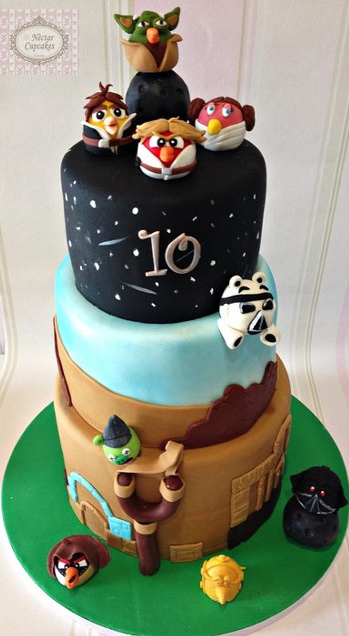 Angry Birds Star Wars Cake