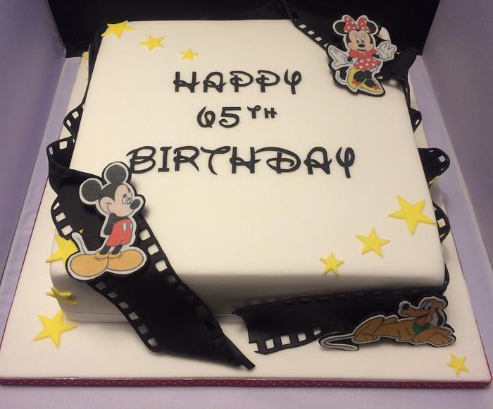Classic disney character birthday cake