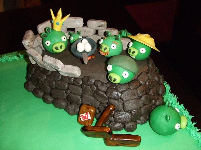 Angry Birds Cake!