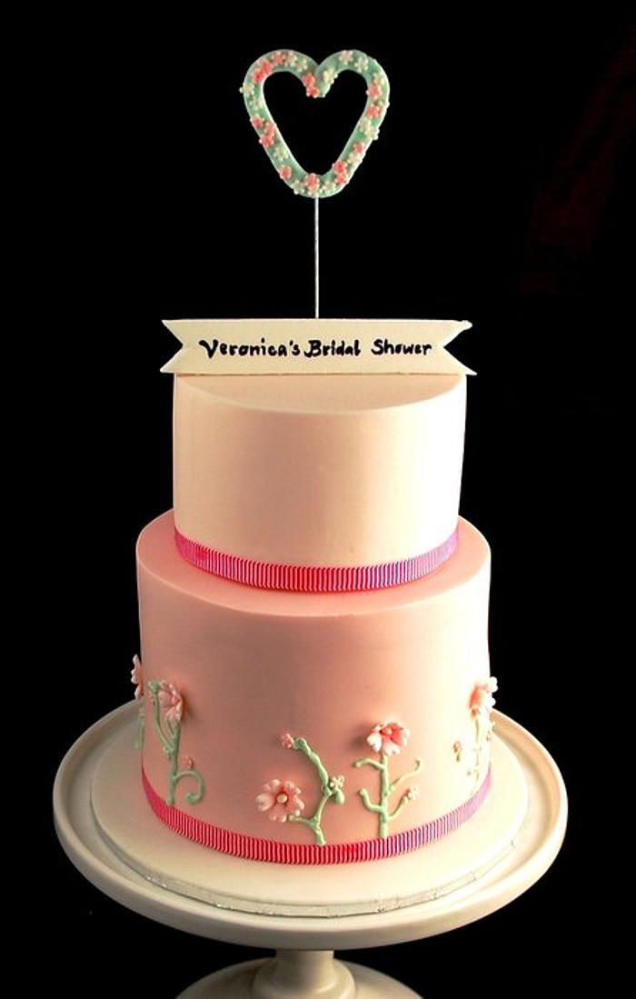 Veronica's Bridal Shower Cake