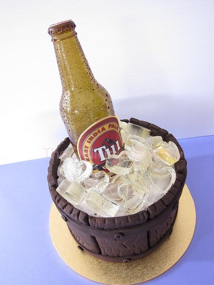 Tui Beer Bottle Cake