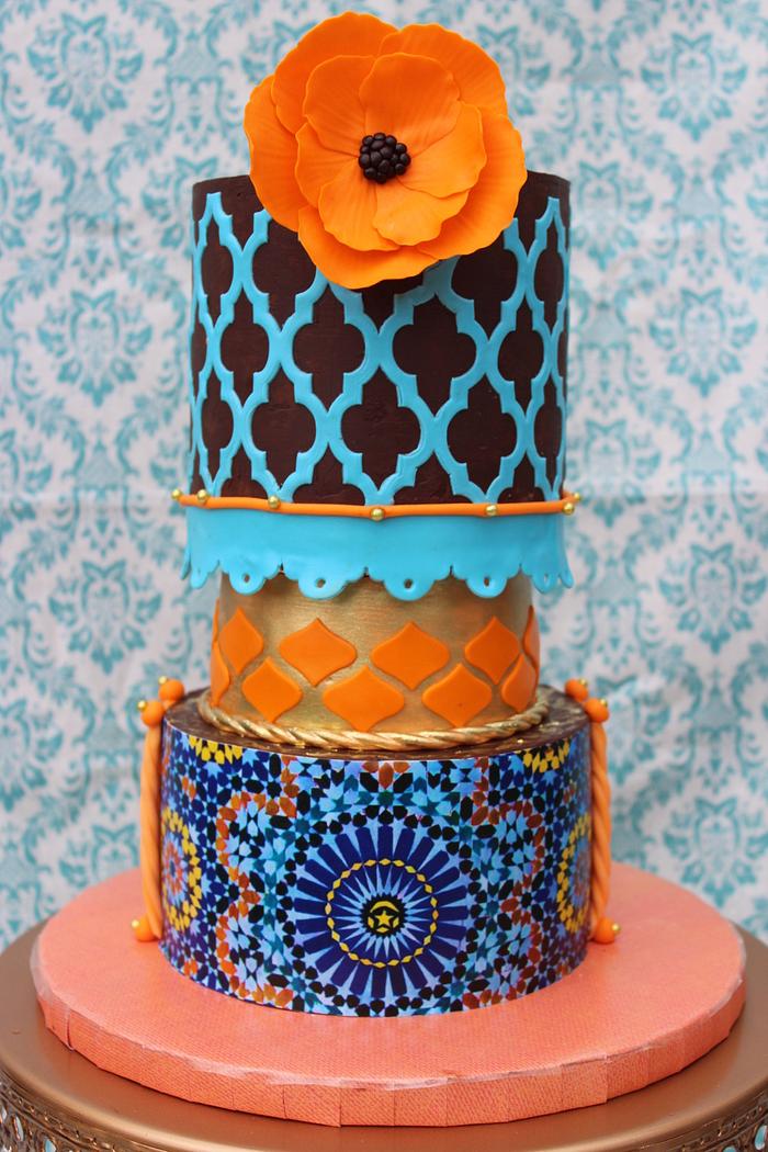 Aggregate more than 65 moroccan theme birthday cake latest - in.daotaonec