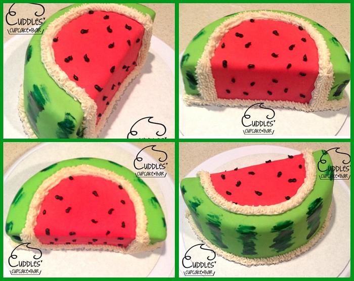 Watermelon Smash Cake