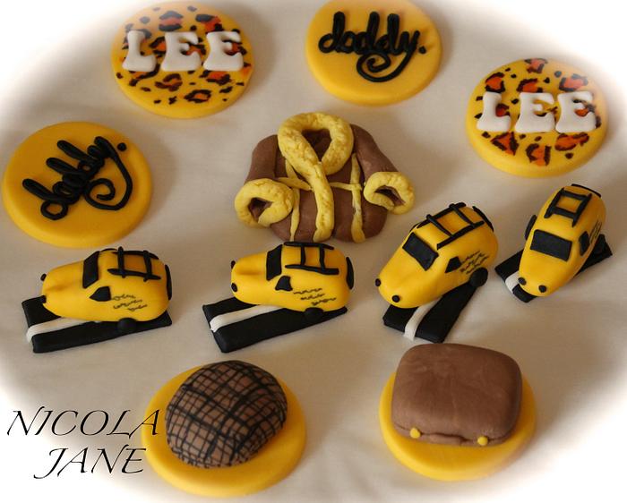 Delboy cupcake toppers