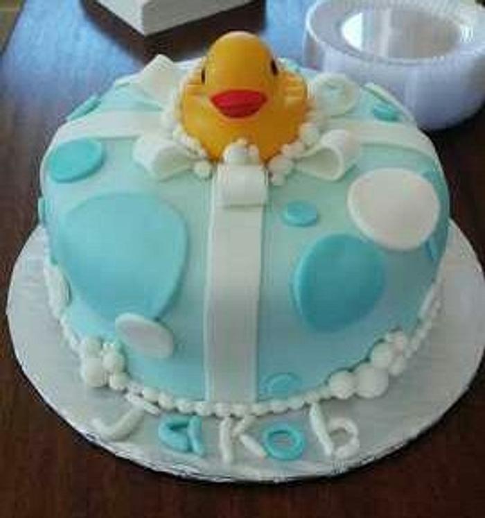Rubber Ducky Cake