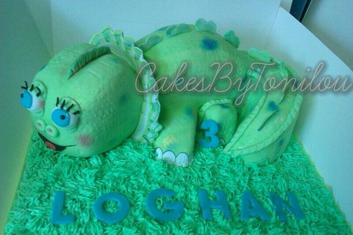 dinosaur cake 2