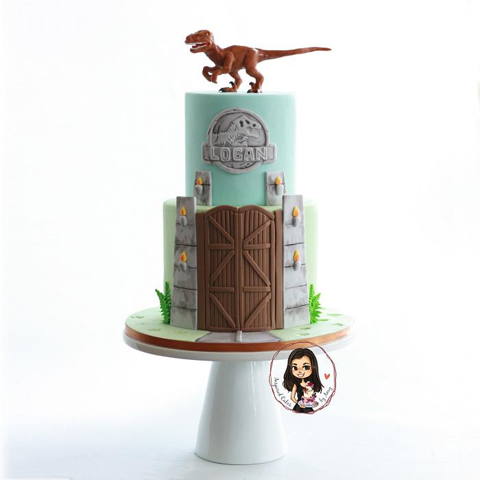 Jurassic World inspired cake