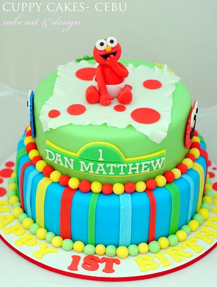 Baby Elmo Cake