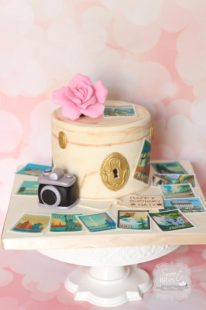 Travel inspired Birthday Cake