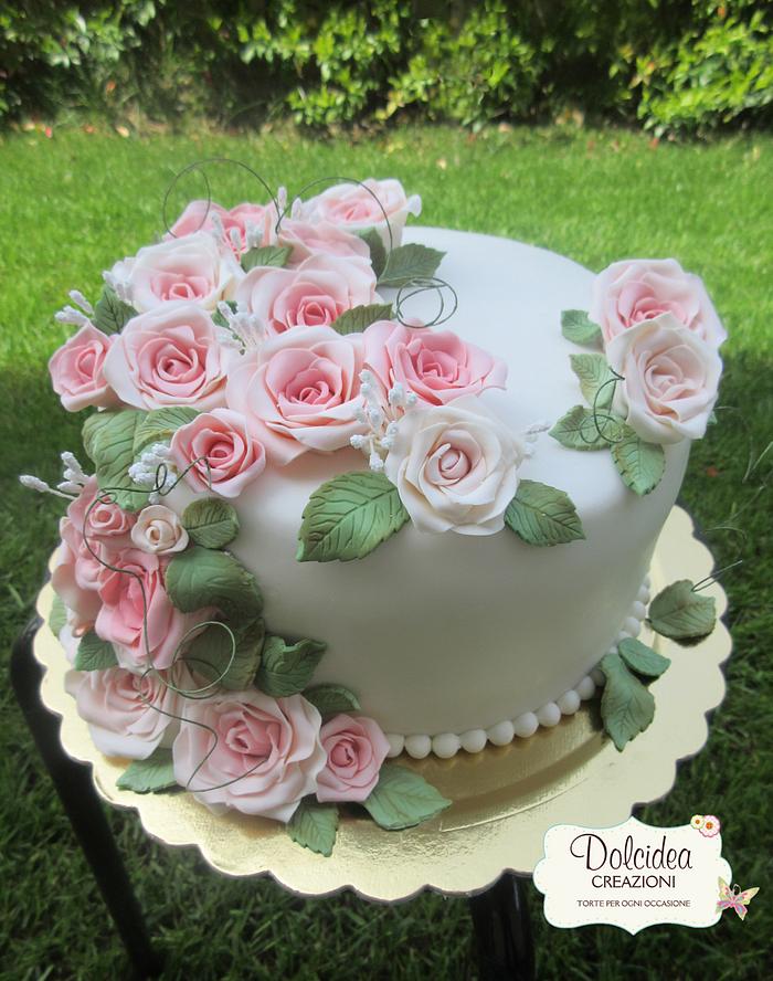 Torta di rose - Roses cake