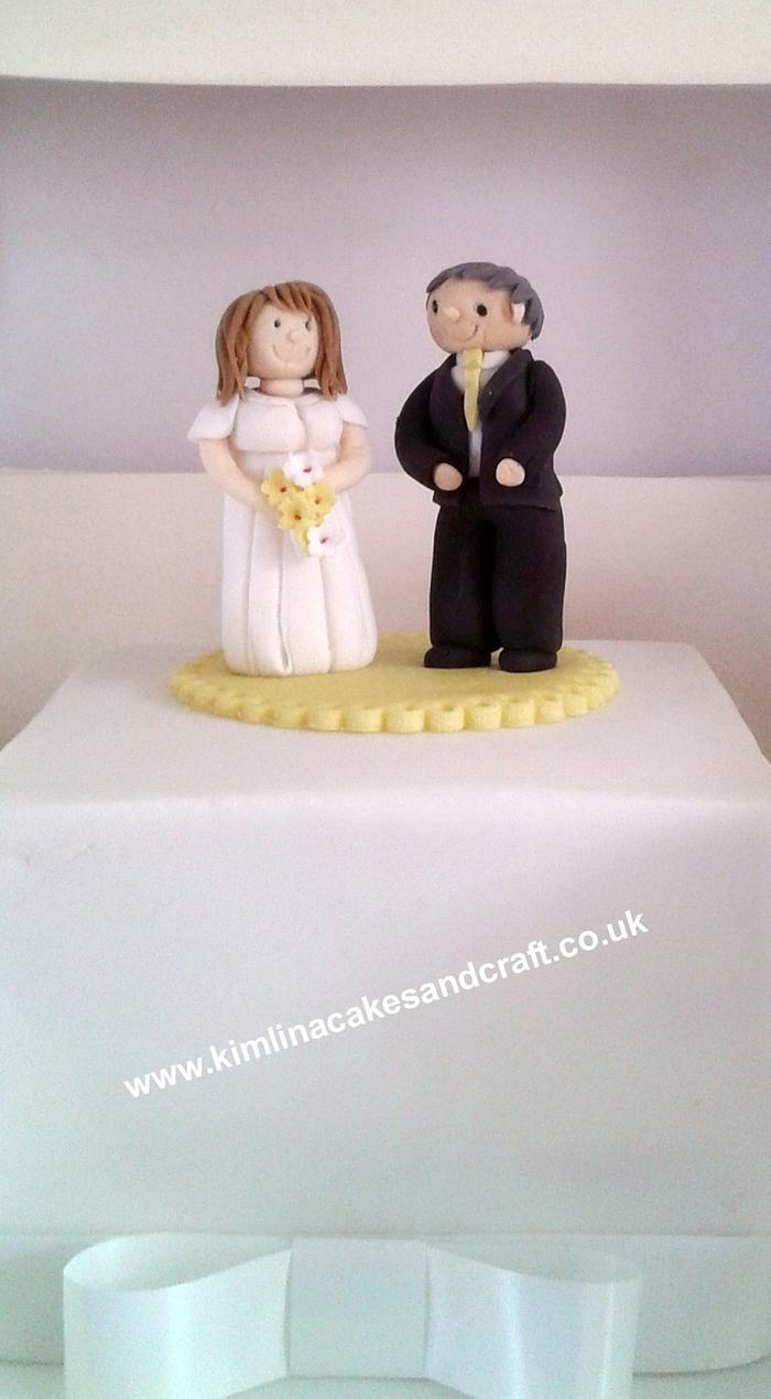 Cute little wedding cake