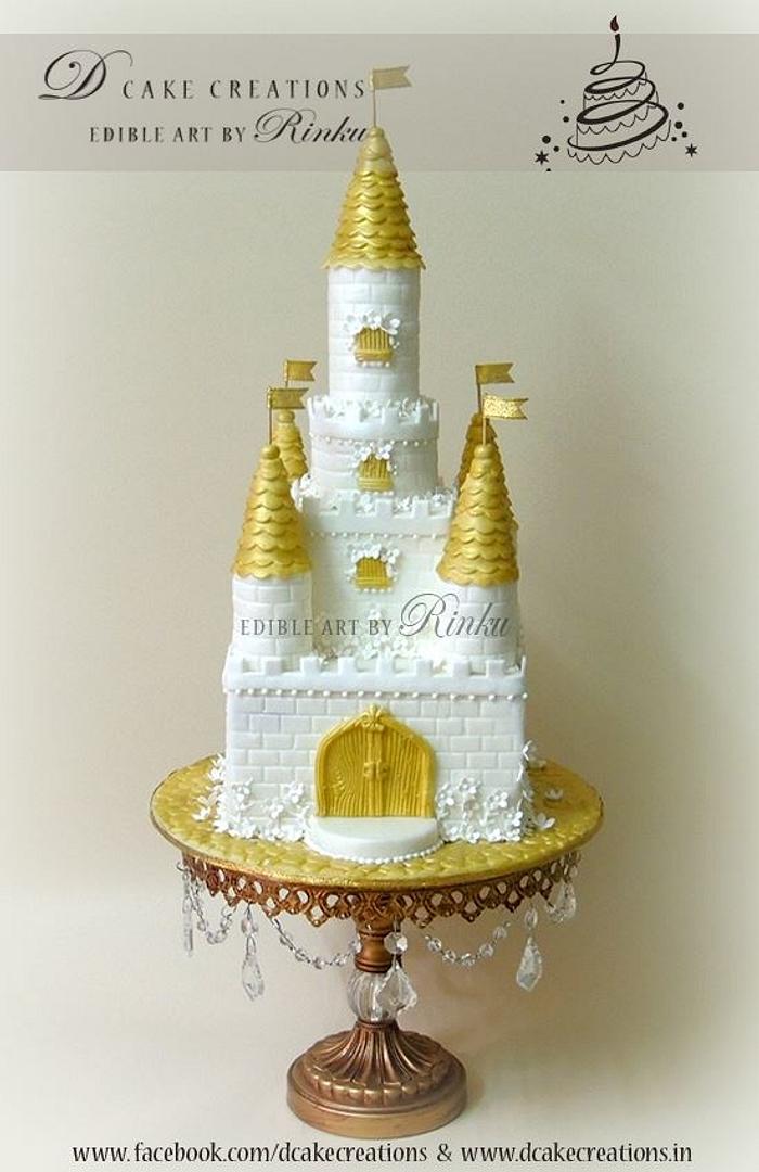 December Castle Cake