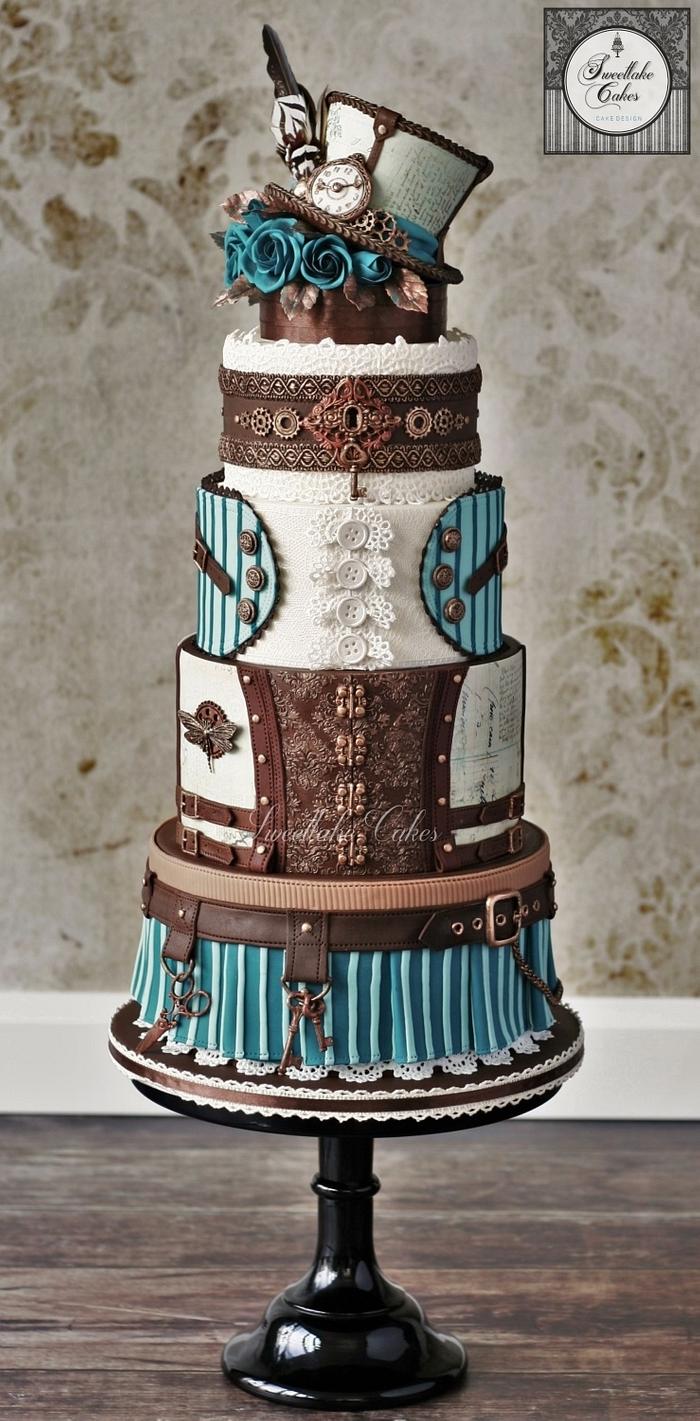 Steampunk birthday cake
