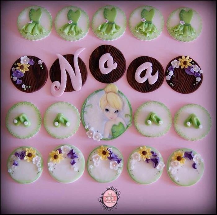 Tinkerbell cupcakes