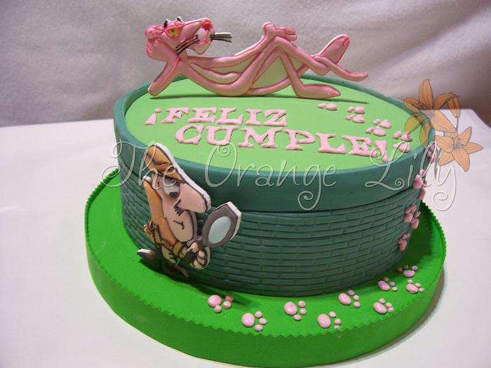 Pink Panther cake