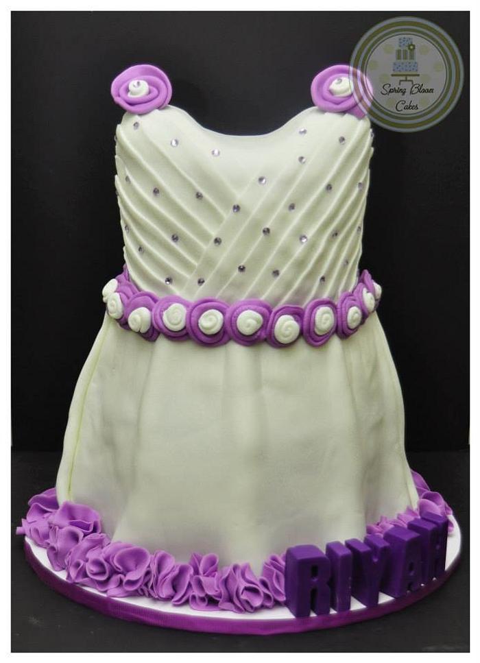 Baby Dress Cake