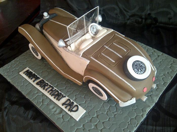Classic Car Cake