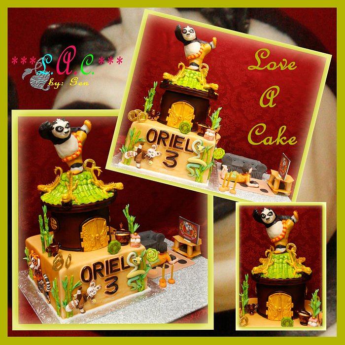 Kung Fu Panda Birthday Cake