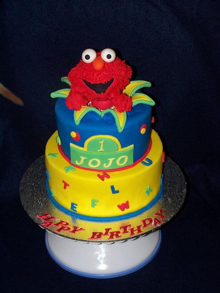 Elmo Birthday cake