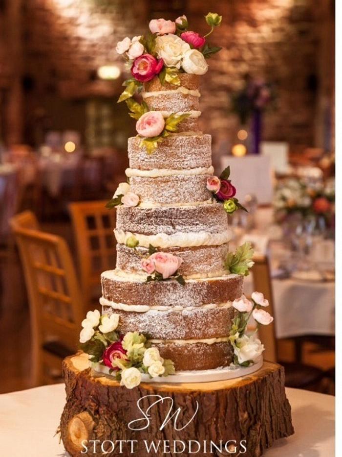 Tickety Boo Cakes - Naked Wedding Cake